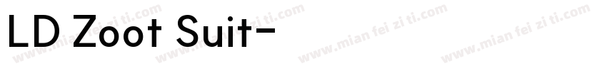 LD Zoot Suit字体转换